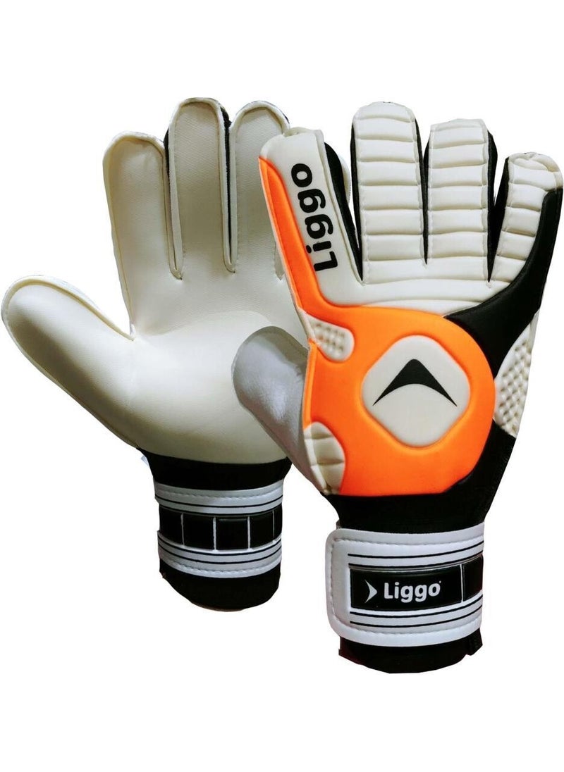 Liggo Reflex Adult and Child Goalkeeper Gloves with Wrist Bandage, Number 5-6-7-8-9-10  - Image 3