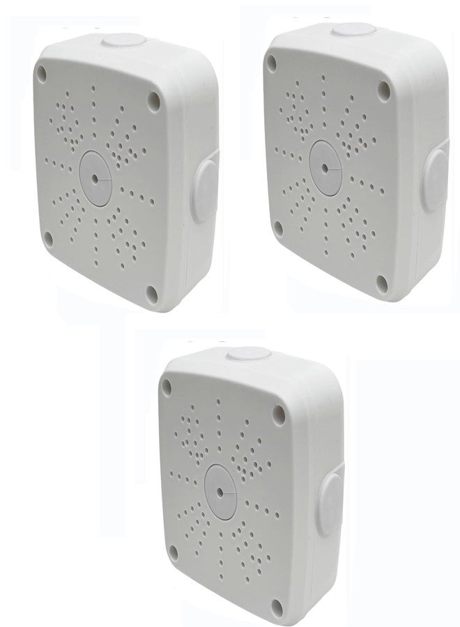 NVRTTRR Plastic Junction Box,Rainproof Dustproof, Junction Box, Universal Electrical Enclosure, Outdoor and Indoor Usage Project Box Security Camera Bracket (115 * 115 * 50mm-3Pack) - Image 1