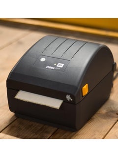 ZEBRA ZD23042-30EC00EZ ZD230 TT Label Printer - 203 dpi - USB, Ethernet - Black  - Image 1