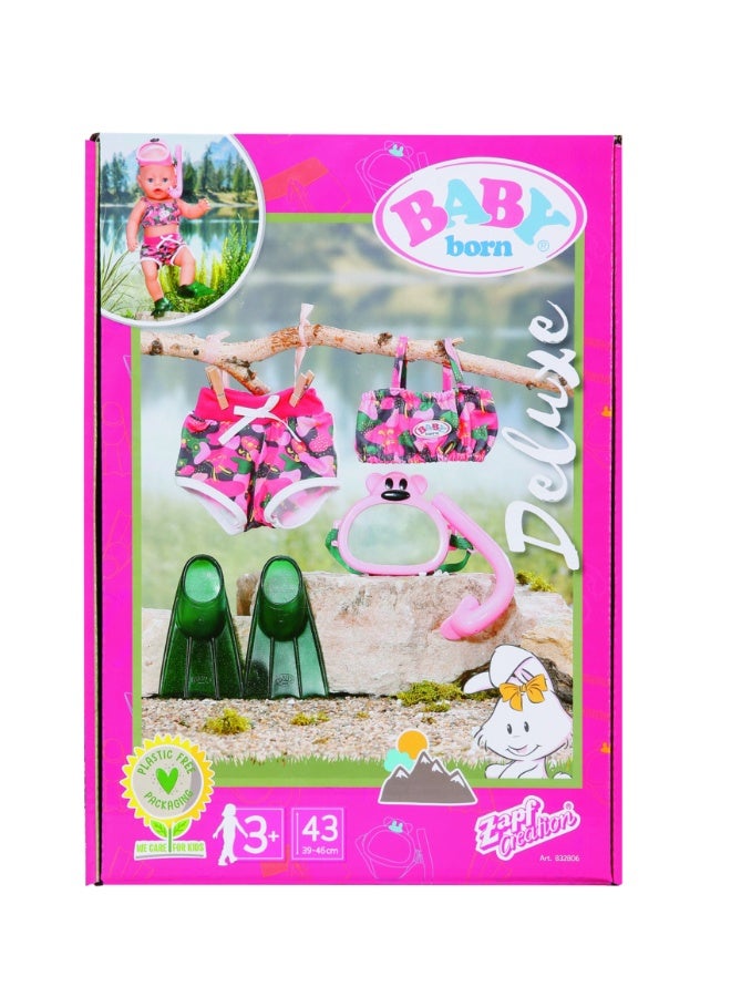 Baby Born Deluxe Weekend Snorkeling Set, Fits Dolls up to 43cm - Image 3