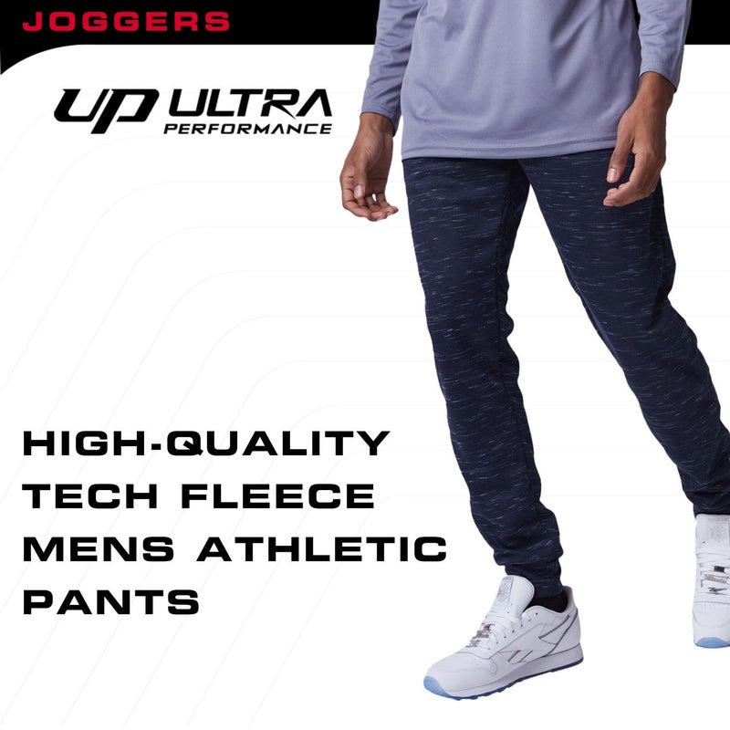 Ultra Performance 3 Pack Mens Joggers Mens Athletic Sweatpants with Pockets for Men, Small - 3X - Image 4