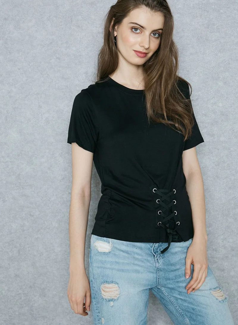 Ginger Lace Up T-Shirt