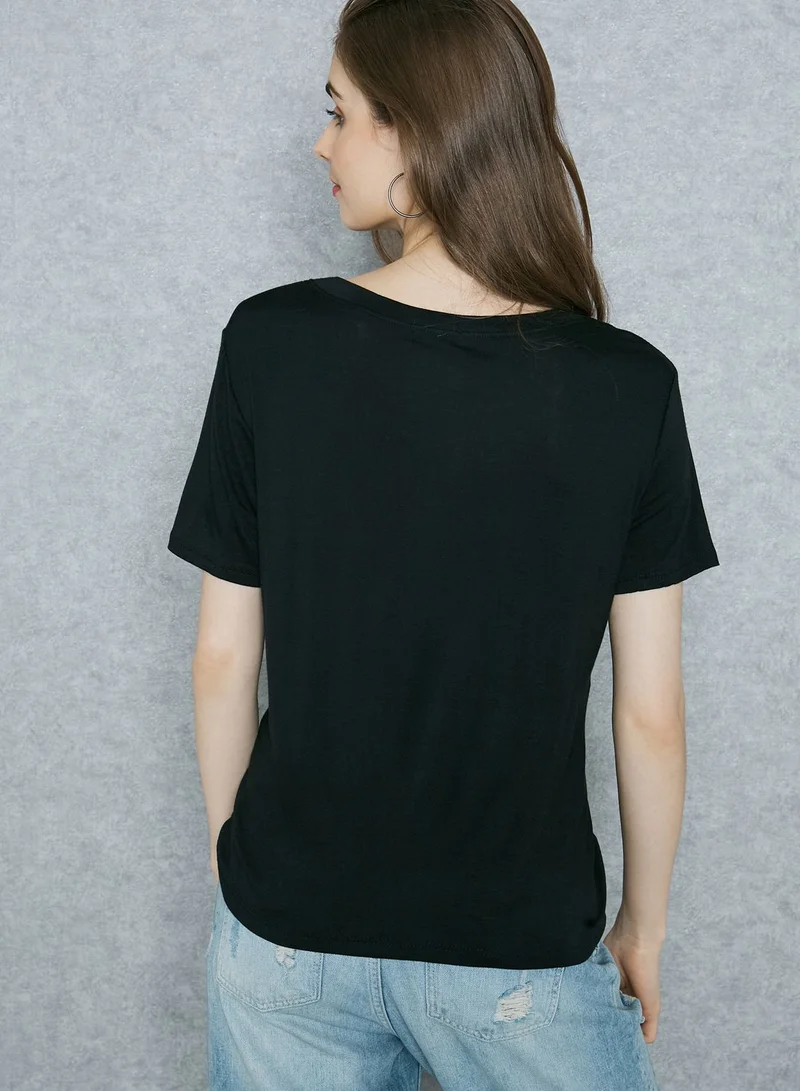 Ginger Lace Up T-Shirt