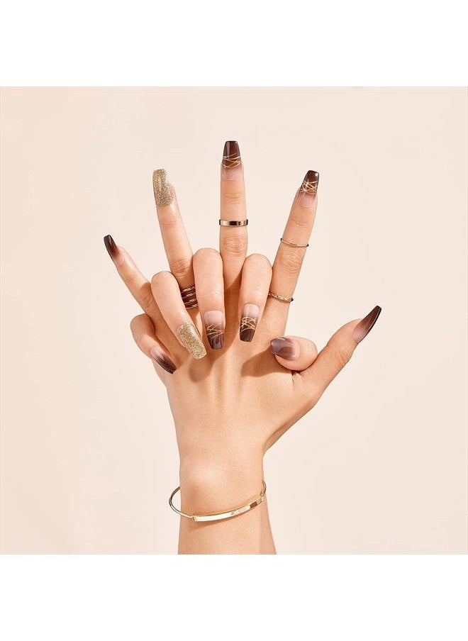 Goldfinger Gold Finger Gel Glam Design Nail (GD18)  - Image 3