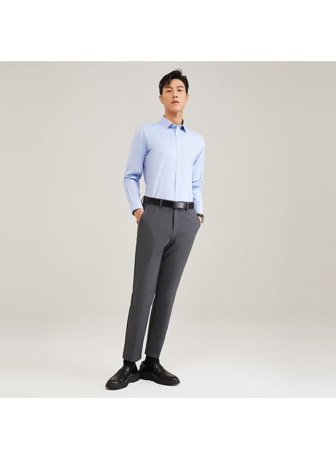 Youngor Dp Non-iron Long Sleeve Shirt Autumn Winter New Business Casual Pure Cotton Oxford Shirt 170048 - Image 1