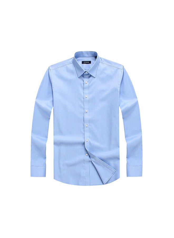 Youngor Dp Non-iron Long Sleeve Shirt Autumn Winter New Business Casual Pure Cotton Oxford Shirt 170048 - Image 2