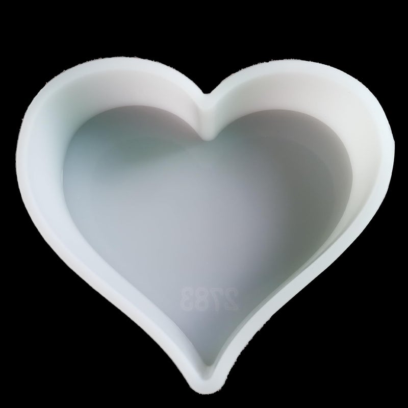 Fuehbur ã€300+ Design Optionalã€‘ Beautiful Heart Shape Freshie Mold, Silicone Epoxy Resin Molds for Car Freshies, Aroma Beads, Soap Candle Pendant Mould-Oven Safe - Image 1