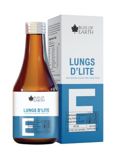 Lungs Detox Natural Sugar Free Lungs Supplement For Tar & Pollution Detox Healthy Lungs Cleanse & Detox Syrup 200ml