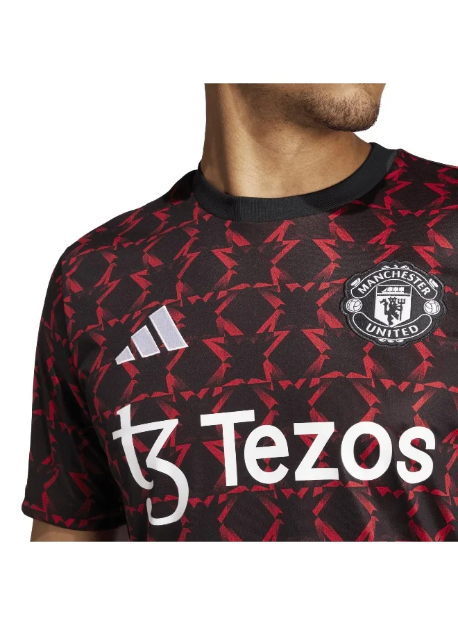 adidas قمصان مانشستر يونايتد للرجال سوداء