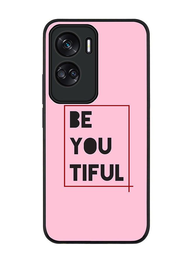 Stylizedd Rugged Black edge case for Honor 90 Lite  5G  Honor X50i 5G, Slim fit Soft Case Flexible Rubber Edges Anti Drop TPU Gel Thin Cover -  Beyoutiful - Image 1