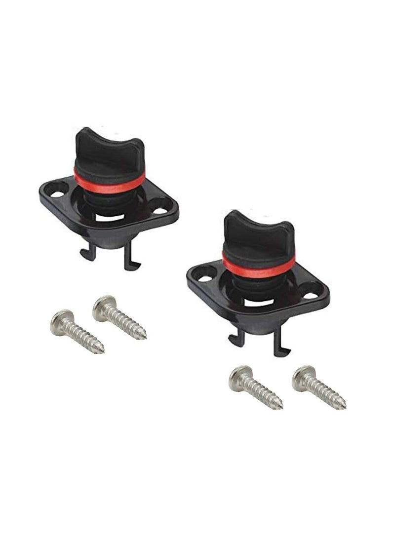 WJSKDQ 2 PCS Transom Drain Plug Screw Type for Marine Boats Yacht Kayak Canoe Universal 