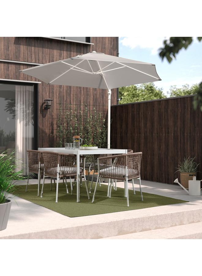 erorex Rug flatwoven, in/outdoor, green, 200x300 cm - Image 5