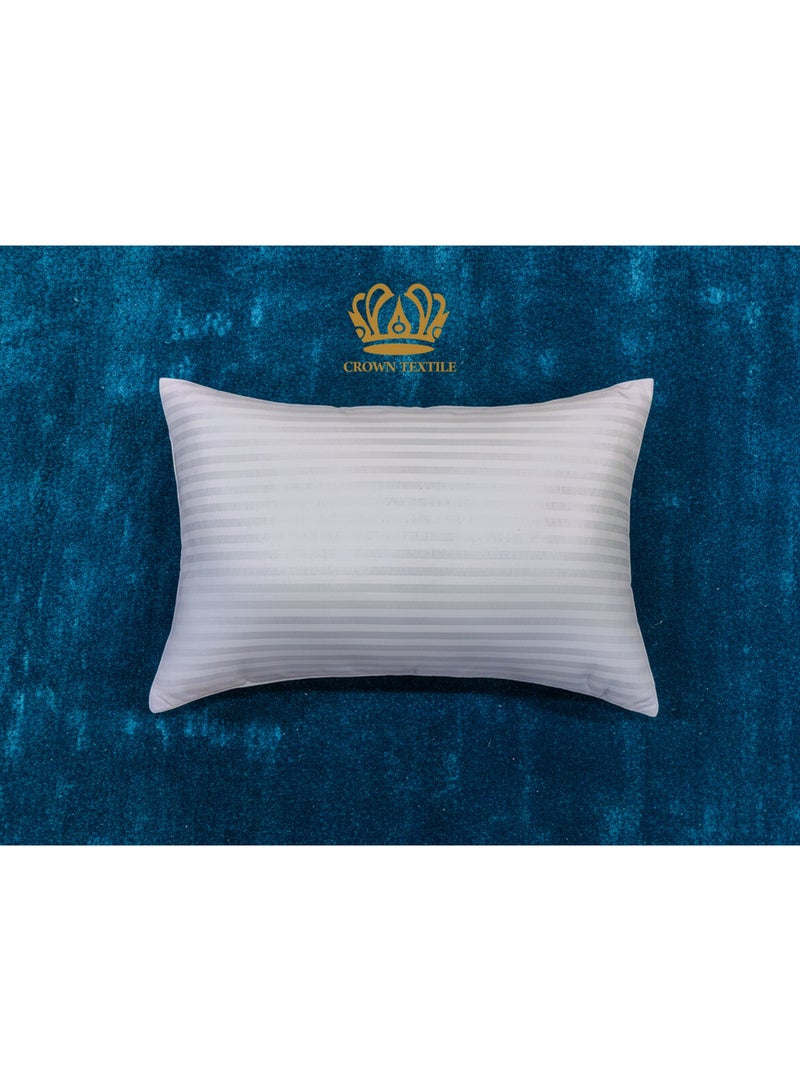 CROWN TEXTILE 2 pieces - soft hotel polyester pillow, 800g, 50*70cm - Image 2