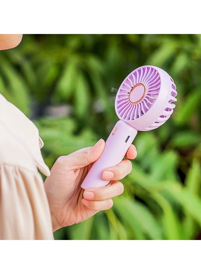 Goolsky Mini USB Rechargeable Handheld Fan – Portable Pocket Fan for Desk/Bedside/Travel & Gifts, Quiet Rechargeable, Personal Cooling - Image 3