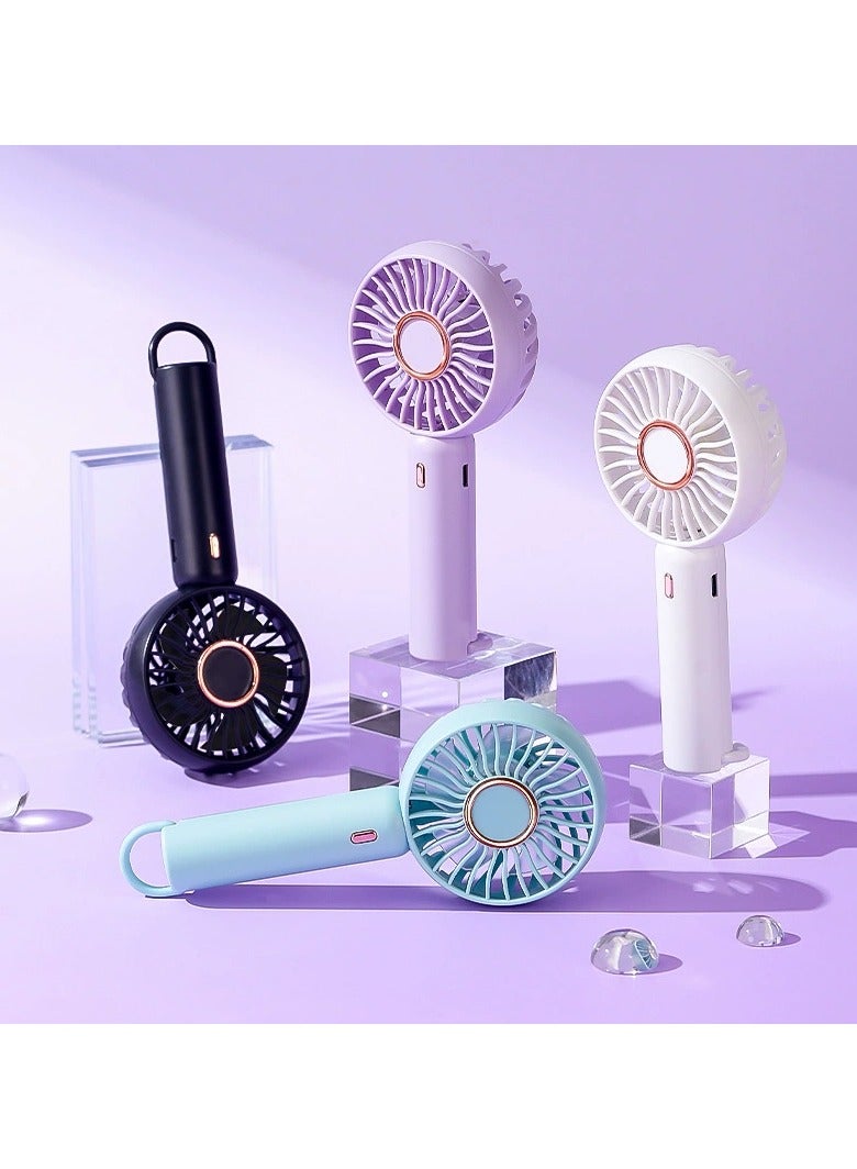 Goolsky Mini USB Rechargeable Handheld Fan – Portable Pocket Fan for Desk/Bedside/Travel & Gifts, Quiet Rechargeable, Personal Cooling - Image 4