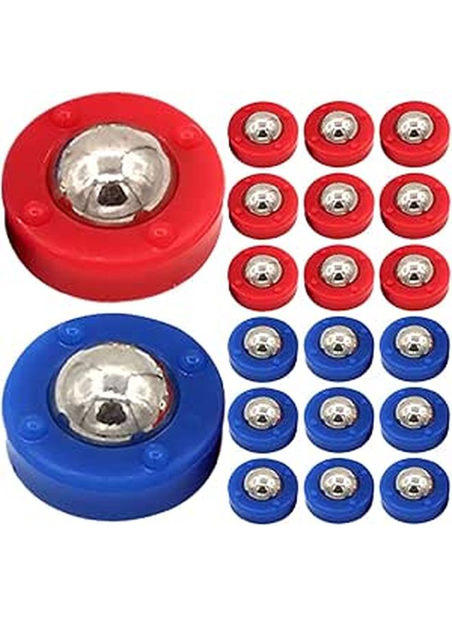 GIOIO 20 Pcs Mini Shuffleboard Rollers Set Replacement Pucks High Quality Durability Smooth Glide Enhanced Performance Game Accessories for Tabletop Board Games Daily Use Gift Home Use Outdoor