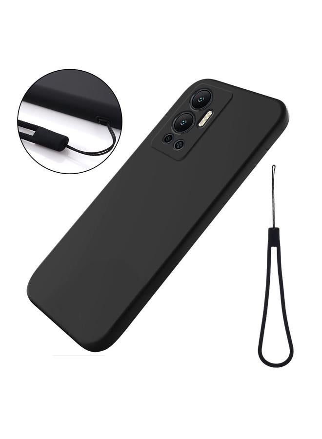 S-TOP Case For Infinix Hot 12 Pure Color Liquid Silicone Shockproof Phone Case - Image 5