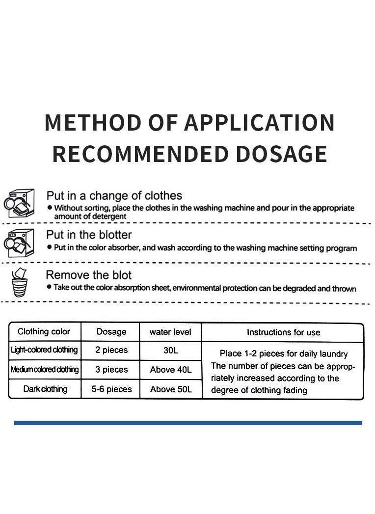 250PCS Mixed Washing Of Clothes To Prevent Staining,Anti-cross Dyeing,Fabric Color Absorb Sheet 50PCS*5 - Image 4