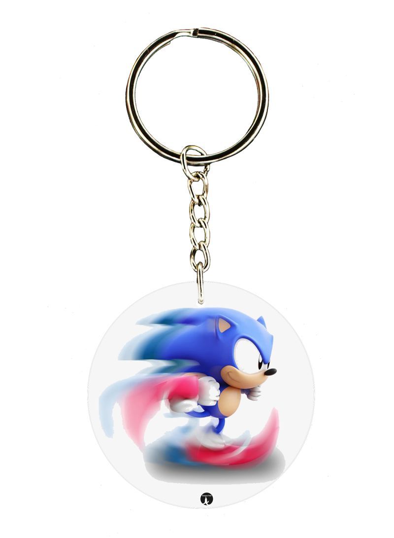 RKN Sonic Printed Keychain