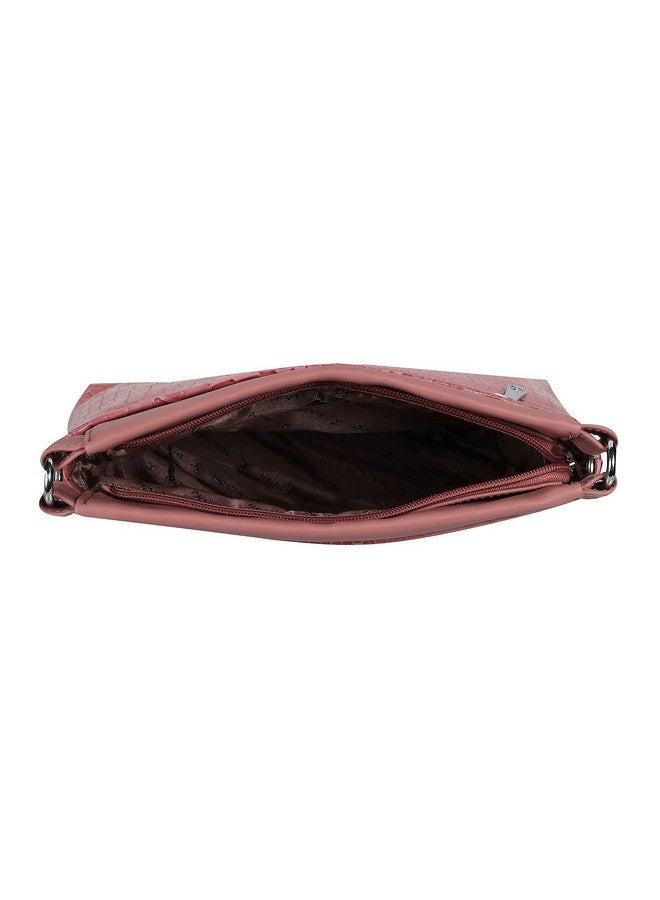 Mochi Mochi Women Pink Zip Top Sling Bag (66-7648) - Image 2
