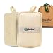 Waritex Organic Egyptian Loofah Rectangular Exfoliating Body Scrubbers 2 Pack Natural Loofah Fiber Bath Pads with Hand Strap for Gentle Skin Exfoliation Deep Clean Shower Use for Men and Women - Image 2