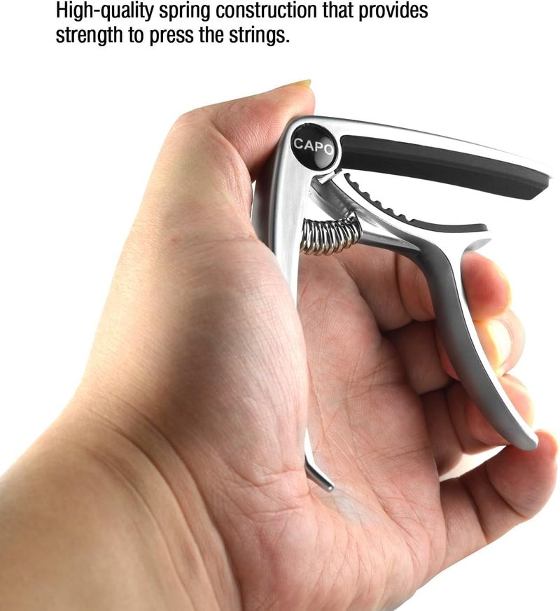 MUSTANG Spring Guitar Capo With 5 Picks Free!!!!! - Image 5