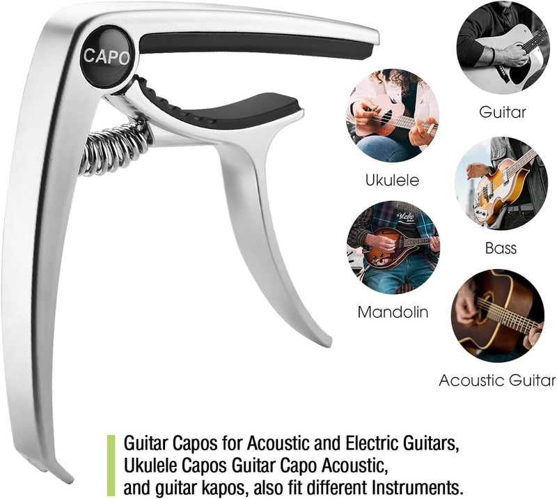 MUSTANG Spring Guitar Capo With 5 Picks Free!!!!! - Image 4