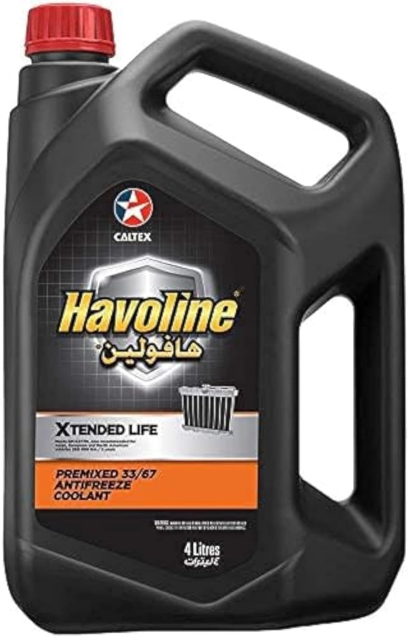 Havoline Xtended Life Antifreeze/Coolant - Premixed 33/67 (4L)