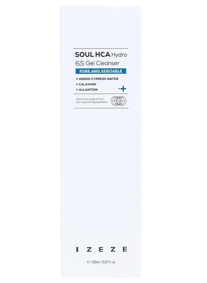 IZEZE Soul HCA Hydro 6.5 Gel Cleanser 150ml - Image 1