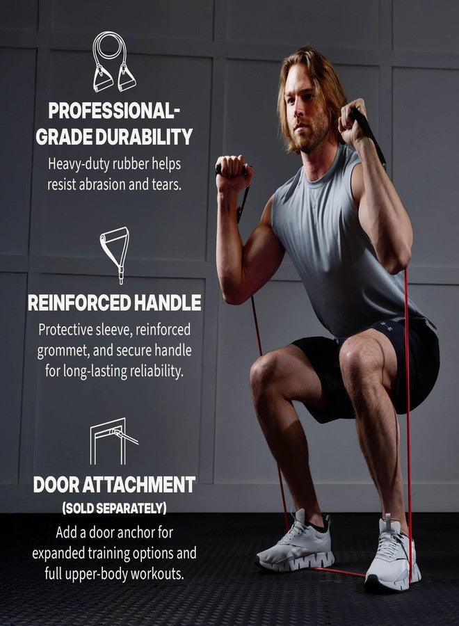 SPRI Xertube Resistance Bands with Handles - All Exercise Cords Sold Separately with Home Gym Workout Fitness Door Anchor Attachment Option -SPRI XERTUBES 4 Multi-Pack - Multi - Image 3