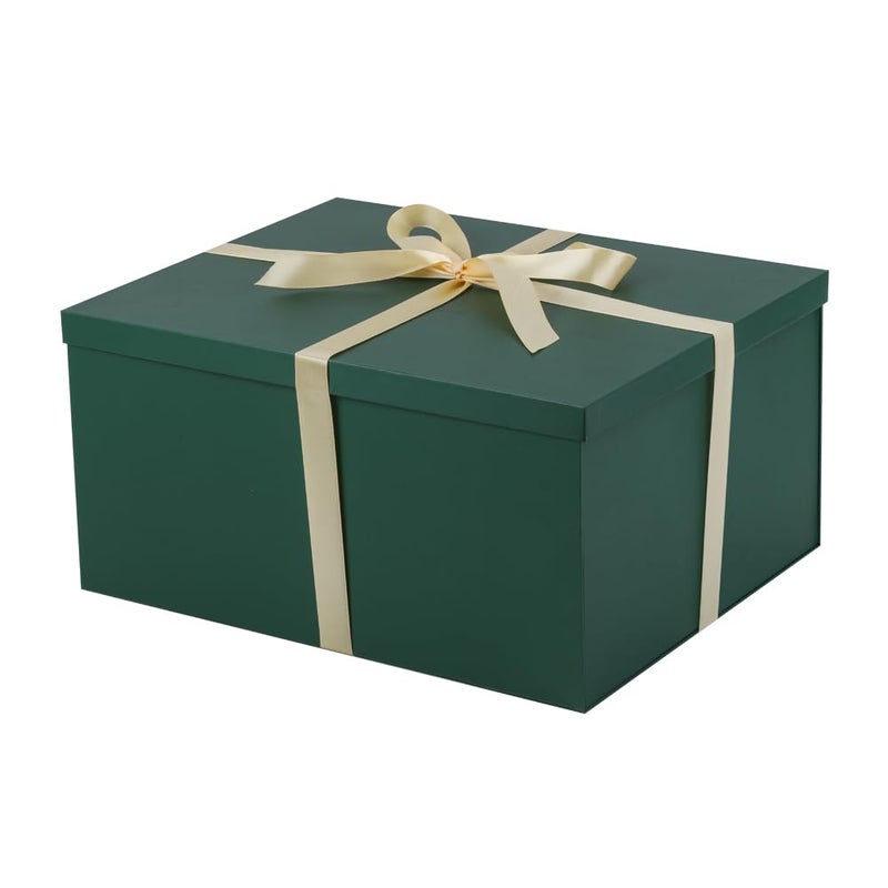 UoeRing 1Pcs Green Extra Large gift box with lids 165138 Inches gift boxes for presentsBirthday Box include Ribbon Paper Shred Filler Gift Card Envelopes - Image 2