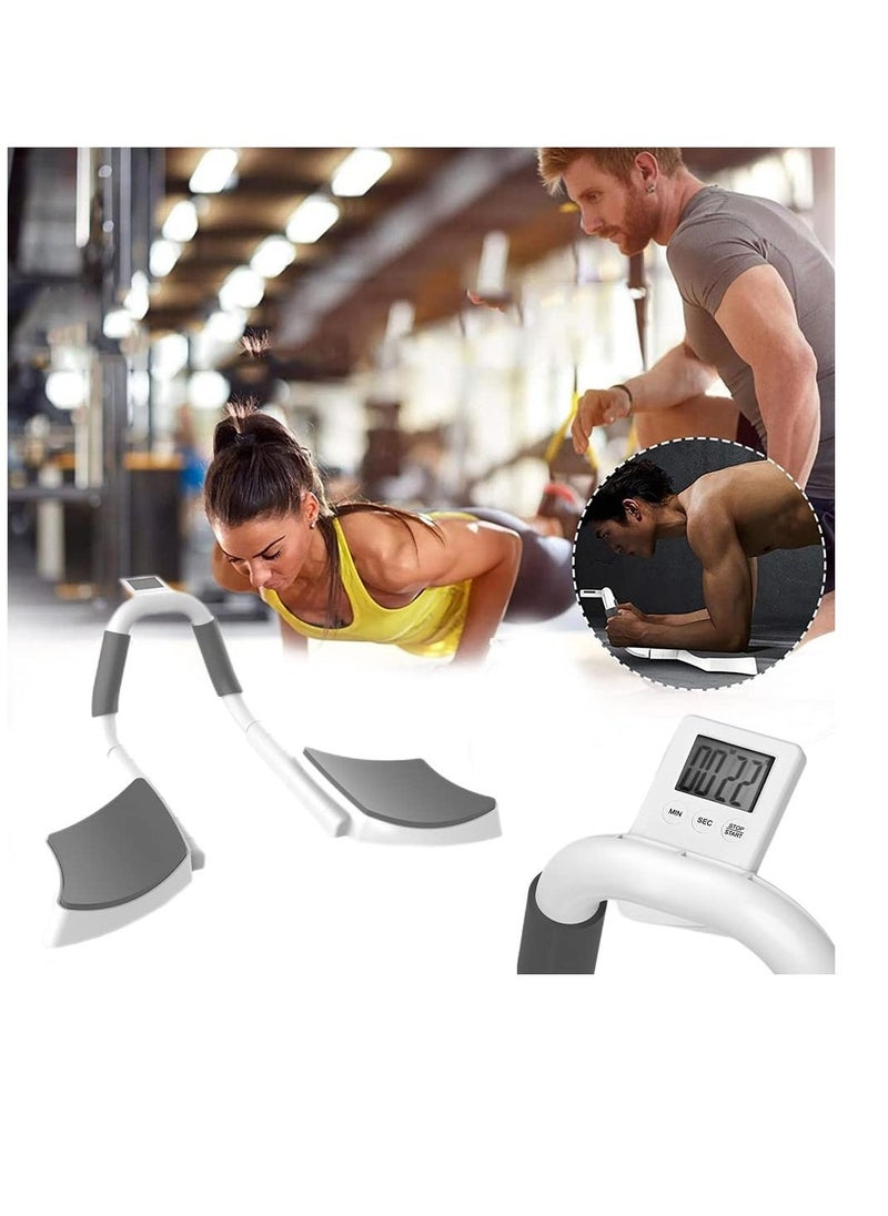 Generic - Plank Trainer, Multifunctional plank core trainer with timer, Abdominal Muscle Trainer, Push-up Fitness Board, Home Fitness Workout Equipment - Image 1