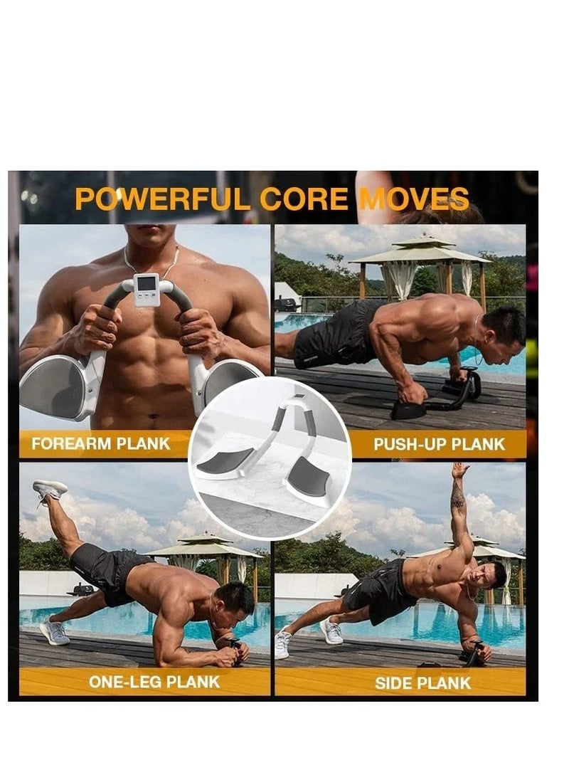 Generic - Plank Trainer, Multifunctional plank core trainer with timer, Abdominal Muscle Trainer, Push-up Fitness Board, Home Fitness Workout Equipment - Image 1