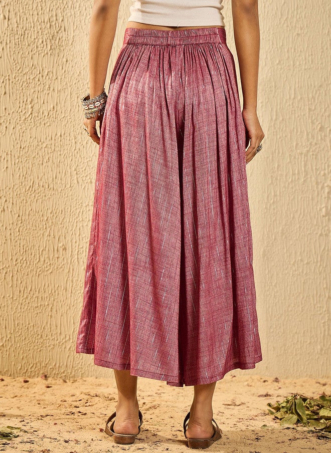 InWeave سراويل بالازو قصيرة مزخرفة للنساء - Image 4