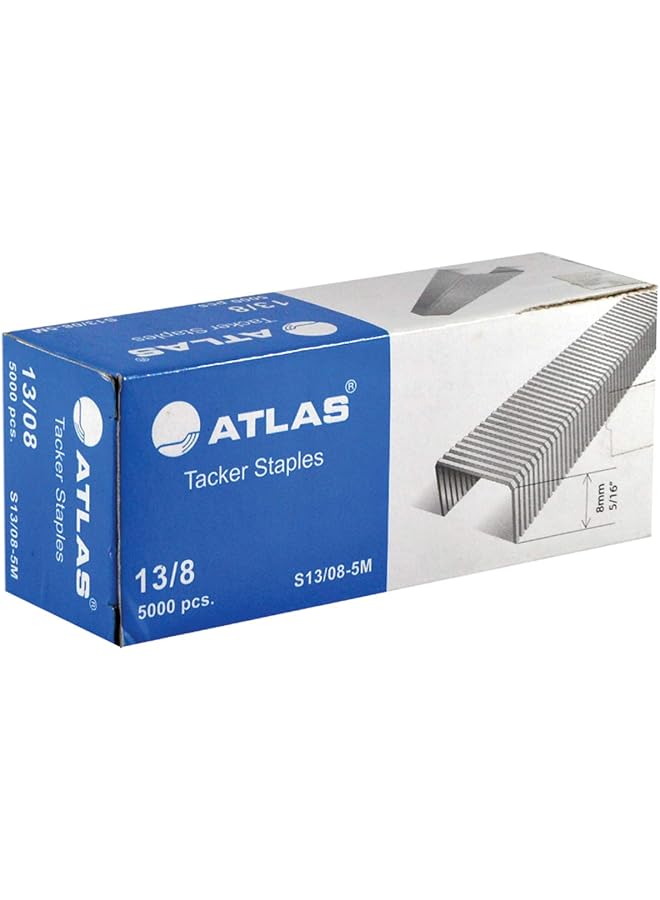 ATLAS Tacker Staples 13 08Mm 5000Spl