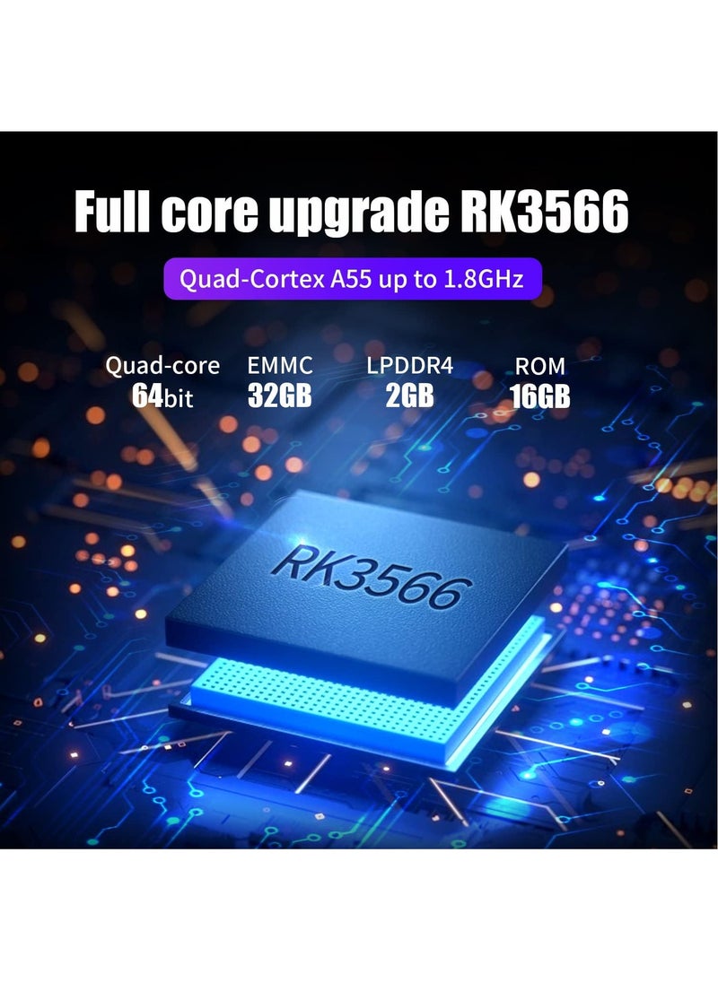 ANBERNIC  ANBERNIC RG353P Handheld Game Console Support 5G WiFi 4.2 Bluetooth Dual OS +Android 11, Linux RK3566 64BIT 3.5 Inch IPS Screen 3500mAh Battery (Black 128G)  - Image 3