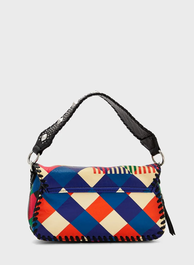 DESIGUAL Flap Over Printed Crossbody
