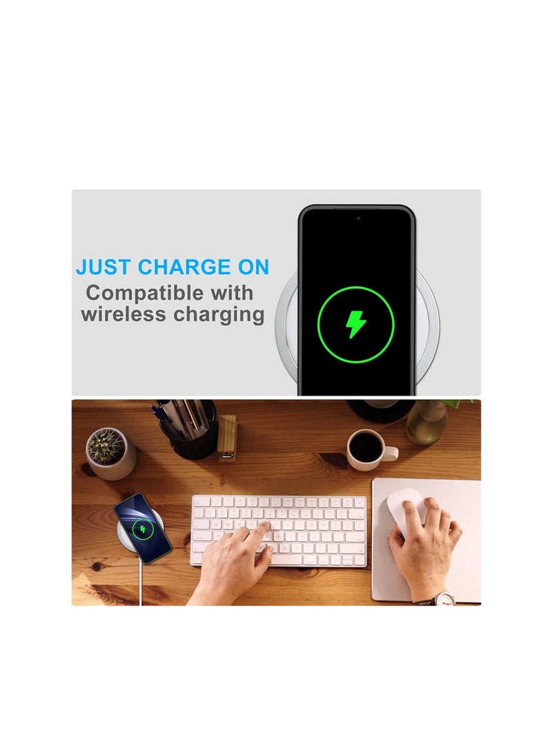 Wtech Silicone Hard Back Fabric Texture Side TPU Case Cover For Xiaomi Redmi A3 4G 2024 Olive - Image 3