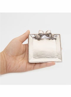 Y&D Vintage Decorative Tray, Storage Tray Plate Jewelry Small Ornament Ring Chain Bracelet Earring Cosmetic Box Retro Design Bow Resin  - Image 2