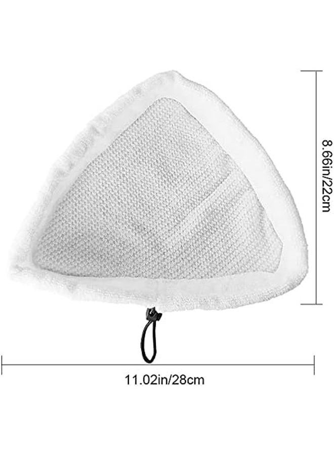 Unikstone 6Pcs Steam Mop Pads,Reusable Washable Microfiber Steamer Cleaning Pads Replacement Pads Accessories for Steamboy X5 H2O H20 S302 S001 SKG 1500W Steam Mop - Image 5