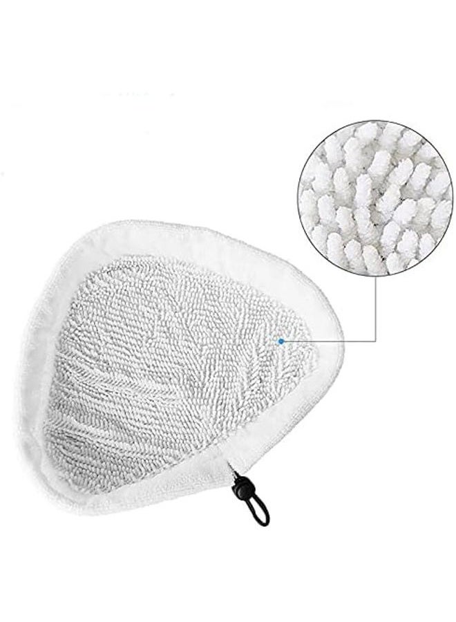 Unikstone 6Pcs Steam Mop Pads,Reusable Washable Microfiber Steamer Cleaning Pads Replacement Pads Accessories for Steamboy X5 H2O H20 S302 S001 SKG 1500W Steam Mop - Image 4