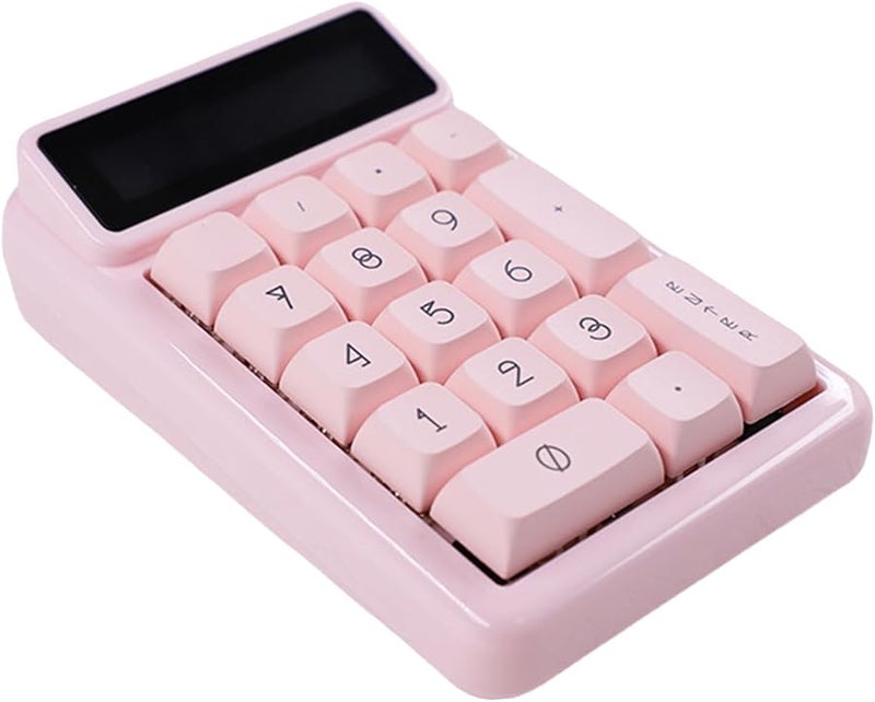 KM17 Pink Mechanical Numeric Keypad 17 Keys Hot Swappable Numpad Keyboard For Efficient Data Entry - Image 3