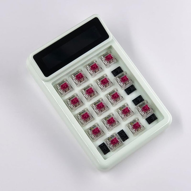 KM17 Pink Mechanical Numeric Keypad 17 Keys Hot Swappable Numpad Keyboard For Efficient Data Entry - Image 5