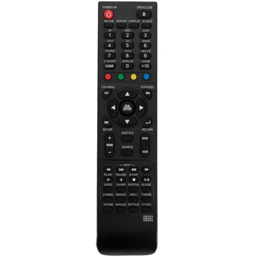WINFLIKE NB662 NB887 NB958 Replace Remote Control fit for Magnavox DVD CD Player NB662UD NB887UD NB958UD MBP5210 MBP5210F MBP5210/F7 DV225MG9 MBP5220 MBP5220F/F7 MBP5130 MBP5230 MBP5230/F7 ZV427MG9 DV200MW8 - Image 1