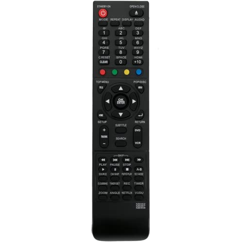 WINFLIKE NB662 NB887 NB958 Replace Remote Control fit for Magnavox DVD CD Player NB662UD NB887UD NB958UD MBP5210 MBP5210F MBP5210/F7 DV225MG9 MBP5220 MBP5220F/F7 MBP5130 MBP5230 MBP5230/F7 ZV427MG9 DV200MW8 - Image 4