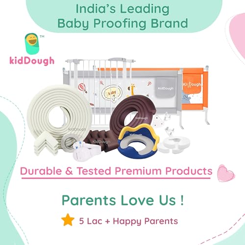 KidDough Multicolor Furniture Safety Locks For Kids - Pack Of 4 Locks, Double Lock System, For Drawers, Cupboard Lock, Baby Proofing Product, Strong & Adhesive Safety - Image 2