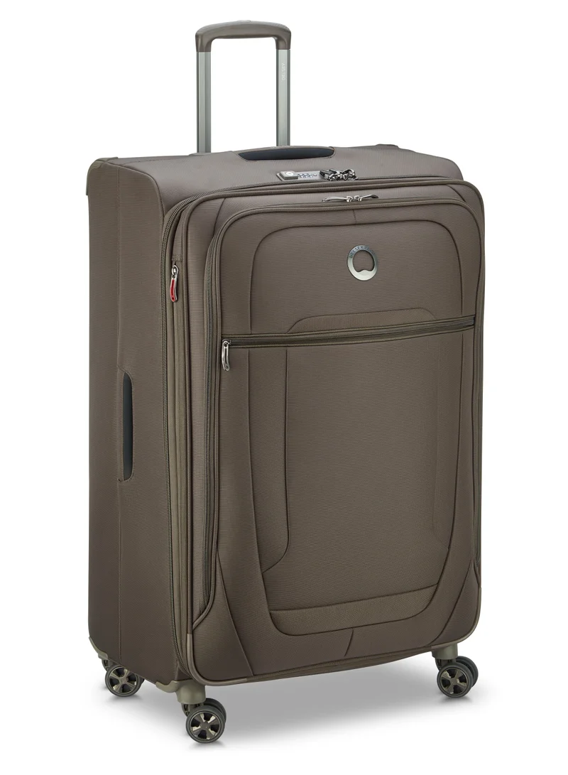 DELSEY Paris Helium DLX 2.0 83cm Softcase 4 Double Wheel Expandable Check-In Luggage Trolley Mocha