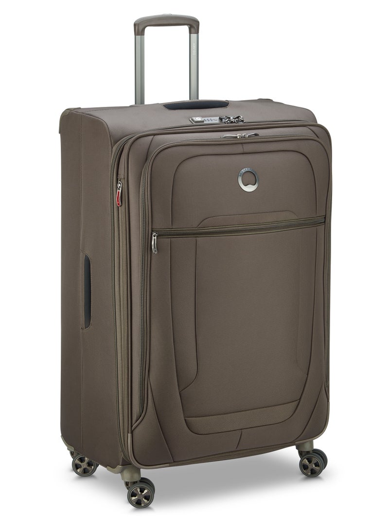 DELSEY Paris Helium DLX 2.0 83cm Softcase 4 Double Wheel Expandable Check-In Luggage Trolley Mocha - Image 2