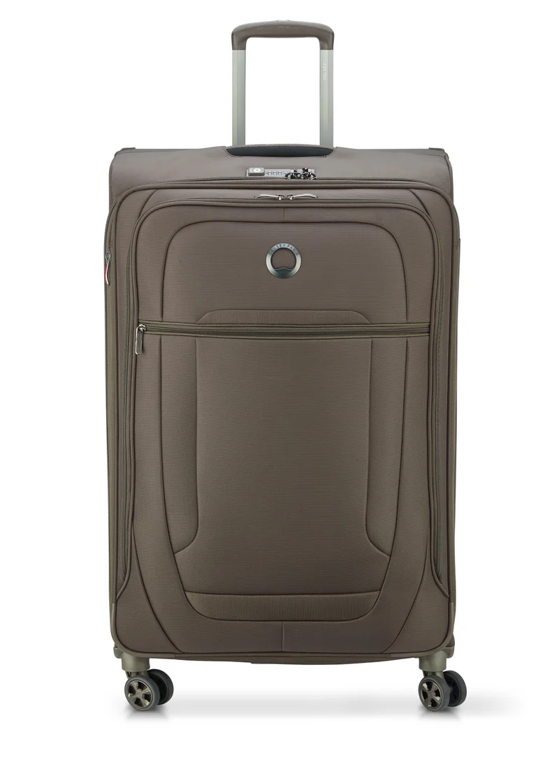 DELSEY Paris Helium DLX 2.0 83cm Softcase 4 Double Wheel Expandable Check-In Luggage Trolley Mocha