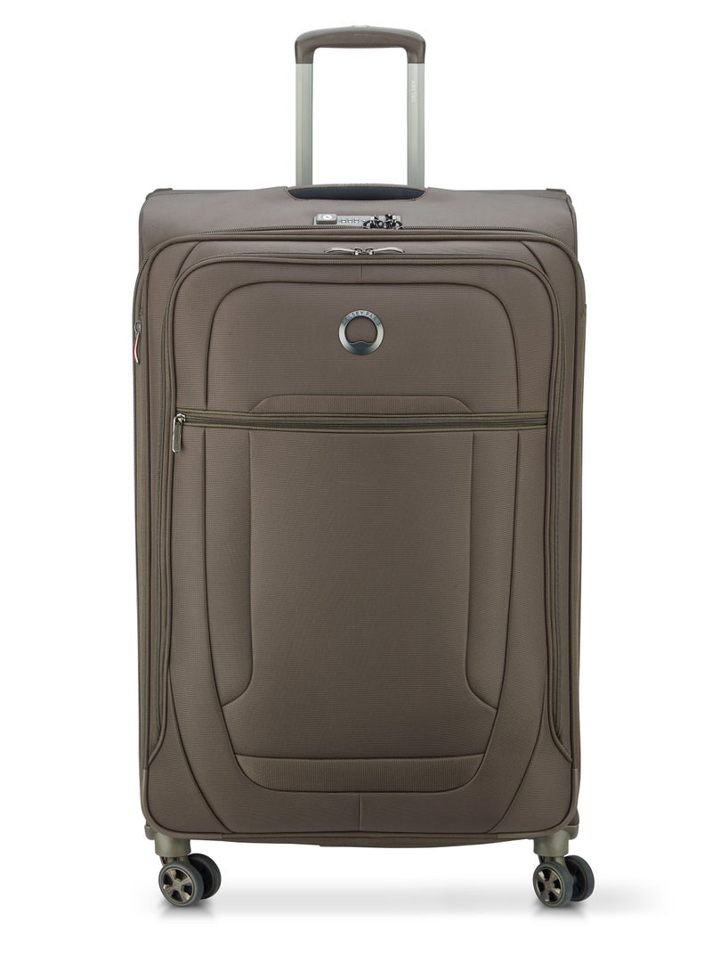 DELSEY Paris Helium DLX 2.0 83cm Softcase 4 Double Wheel Expandable Check-In Luggage Trolley Mocha - Image 1